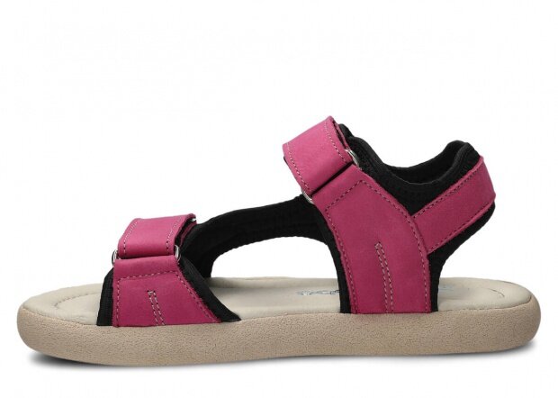 Dámské sandály NAGABA 025 růžová rustic kožené