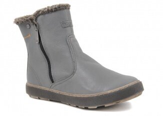 Dámské kotníkové boty NAGABA 342 šedá rustic kožené