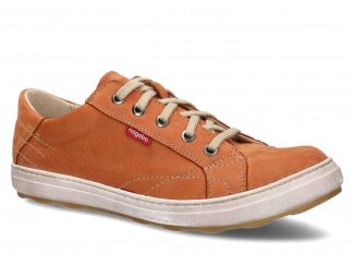 Pánské polobotky NAGABA 410 rudá samuel kožené