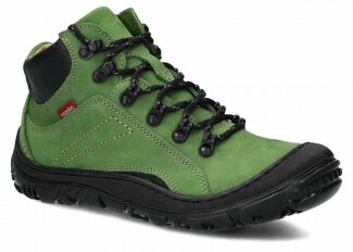 Kotníkové trekové boty NAGABA 258 zelená campari kožené