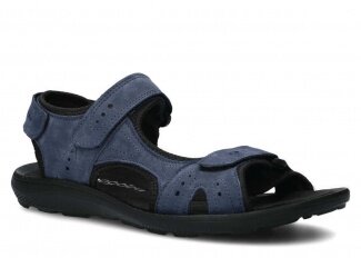 Pánské sandály NAGABA 265 tmavě modrá samuel kožené