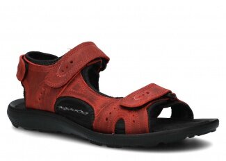 Pánské sandály NAGABA 265 červená crazy kožené