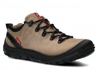 Nízké trekové boty NAGABA 241 béžová barka kožené