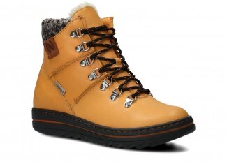 Dámské kotníkové boty NAGABA 329 žlutá blue kožené