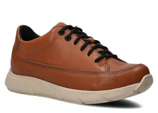 Polobotky NAGABA 125 rudá blue kožené