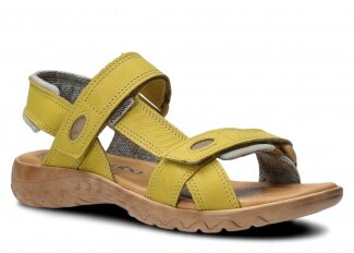 Dámské sandály NAGABA 168 žlutá rustic kožené