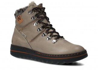 Dámské kotníkové boty NAGABA 329 popelavá t rustic kožené