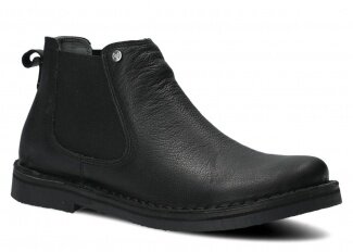 Dámské kotníkové boty NAGABA 085 TOCZ černá rustic kožené