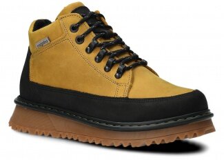 Kotníkové boty NAGABA 600 žlutá crazy koža