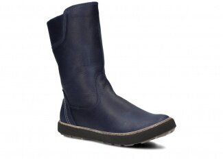 Dámské kotníkové boty NAGABA 051 tmavě modrá rustic kožené