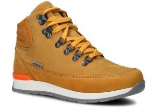 Kotníkové boty NAGABA 603 žlutá samuel koža