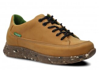 Polobotky NAGABA 125 žlutá nubuk vegan 