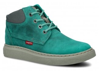 Dámské kotníkové boty NAGABA 615 smaragdová crazy kožené