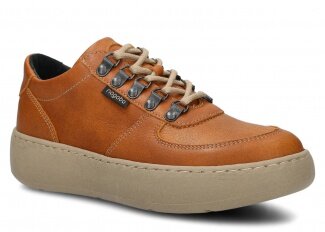 Polobotky NAGABA 314 rudá mrak kožené