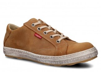 Pánské polobotky NAGABA 410 hnědá crazy kožené