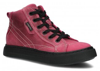 Kotníkové boty NAGABA 252 růžová crazy kožené