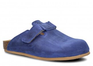 Profilované Nazouváky NAGABA 018 modrá crazy kožené v. 38-46