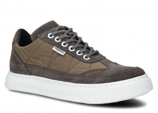 POLOBOTKY NAGABA 606 GRAFITOVÁ VELUR KOŽENÉ - 37