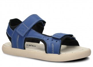 Dámské sandály NAGABA 025 tmavě modrá daikiri kožené