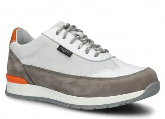 POLOBOTKY NAGABA 606 ŠEDÁ SAMUEL KOŽENÉ - 37