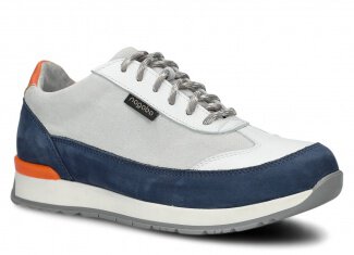 POLOBOTKY NAGABA 606 TMAVĚ MODRÁ SAMUEL KOŽENÉ - 37