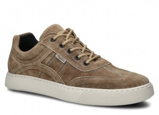 Pánské polobotky NAGABA 427 olivová velur wax kožené