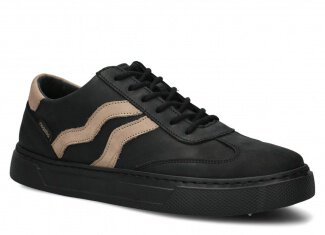 PÁNSKÁ OBUV MODEL 461 ČERNÁ CRAZY - VELIKOST 42