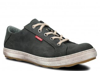 Pánské polobotky NAGABA 410 antracit crazy kožené