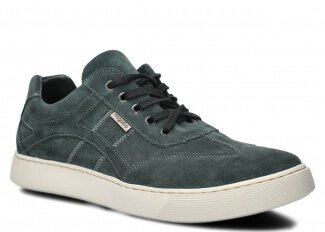 Pánské polobotky NAGABA 427 grafitová velur kožené