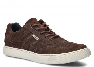 Pánské polobotky NAGABA 427 hnědá velur kožené