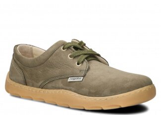 Polobotky NAGABA 630 khaki samuel kožené