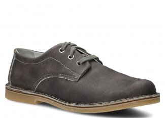 NÍZKÉ BOTY NAGABA 090 ŠEDÁ SPORTV KOŽENÉ - 41