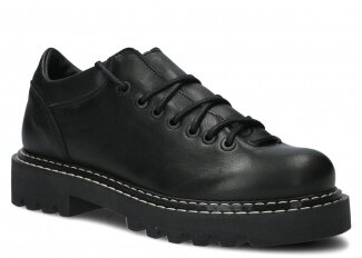 PÁNSKÁ OBUV MODEL 003H ČERNÁ BLUE - VELIKOST 38