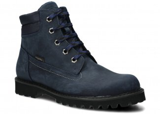 KOTNÍKOVE TRAPERKY NAGABA 4721 TMAVĚ MODRÁ CRAZY + FLEECE - VELIKOST 41