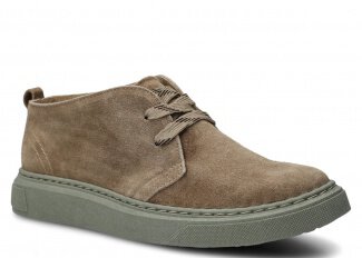 STŘEVÍCE DÁMSKÉ MODEL 0741 BÉŽOVÁ VELUR WAX - VELIKOST 37