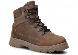 STŘEVÍCE PRO MLÁDEŽ NAGABA 287 BÉŽOVÁ BARKA + FLEECE - 40