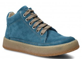 PÁNSKÉ KOTNÍKOVÉ BOTY NAGABA 6101 JEANS VELUR - VELIKOST 38