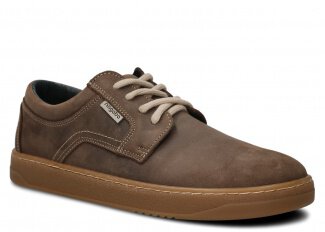 Pánské široké polobotky NAGABA 476 olivová crazy kožené