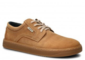 Pánské široké polobotky NAGABA 476 hnědá crazy kožené