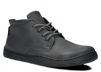 Dámské široké kotníkové boty NAGABA 631 grafitová mrak kožené