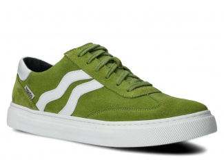 Pánské polobotky NAGABA 461 pistácie velur kožené