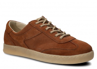 Dámské polobotky NAGABA 130 hnědá velur kožené