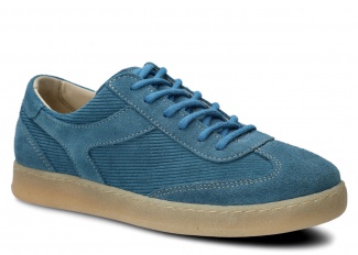 Dámské polobotky NAGABA 130 jeans velur kožené