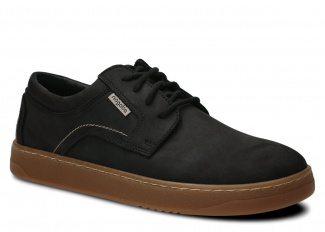 Pánské široké polobotky NAGABA 476 černá crazy kožené