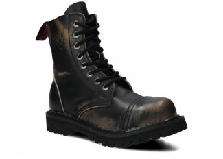 Glády NAGABA 8H béžová-černá kabir kožené