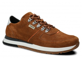 Pánské polobotky NAGABA 460 hnědá velur kožené