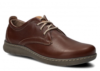 Dámské polobotky NAGABA 331 hnědá rustic kožené