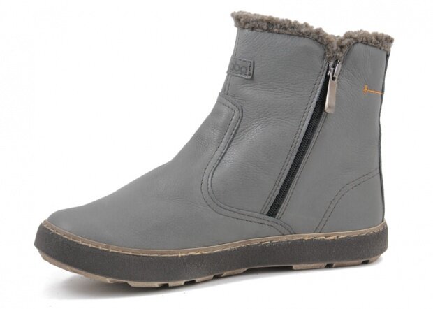 Dámské kotníkové boty NAGABA 342 šedá rustic kožené