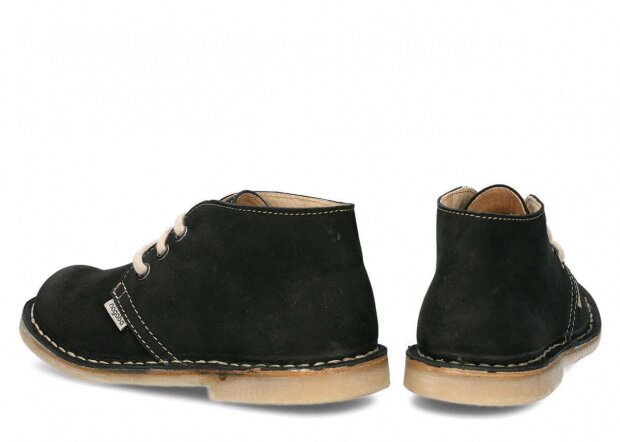 Kotníkové boty NAGABA 082 černá samuel kožené