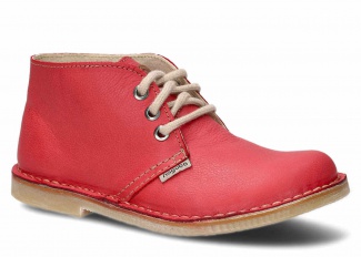 Kotníkové boty NAGABA 082<br /> růžová velur kožené